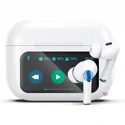 Audífonos Pro 2da Bluetooth Inalámbricos Pantalla Táctil Anc