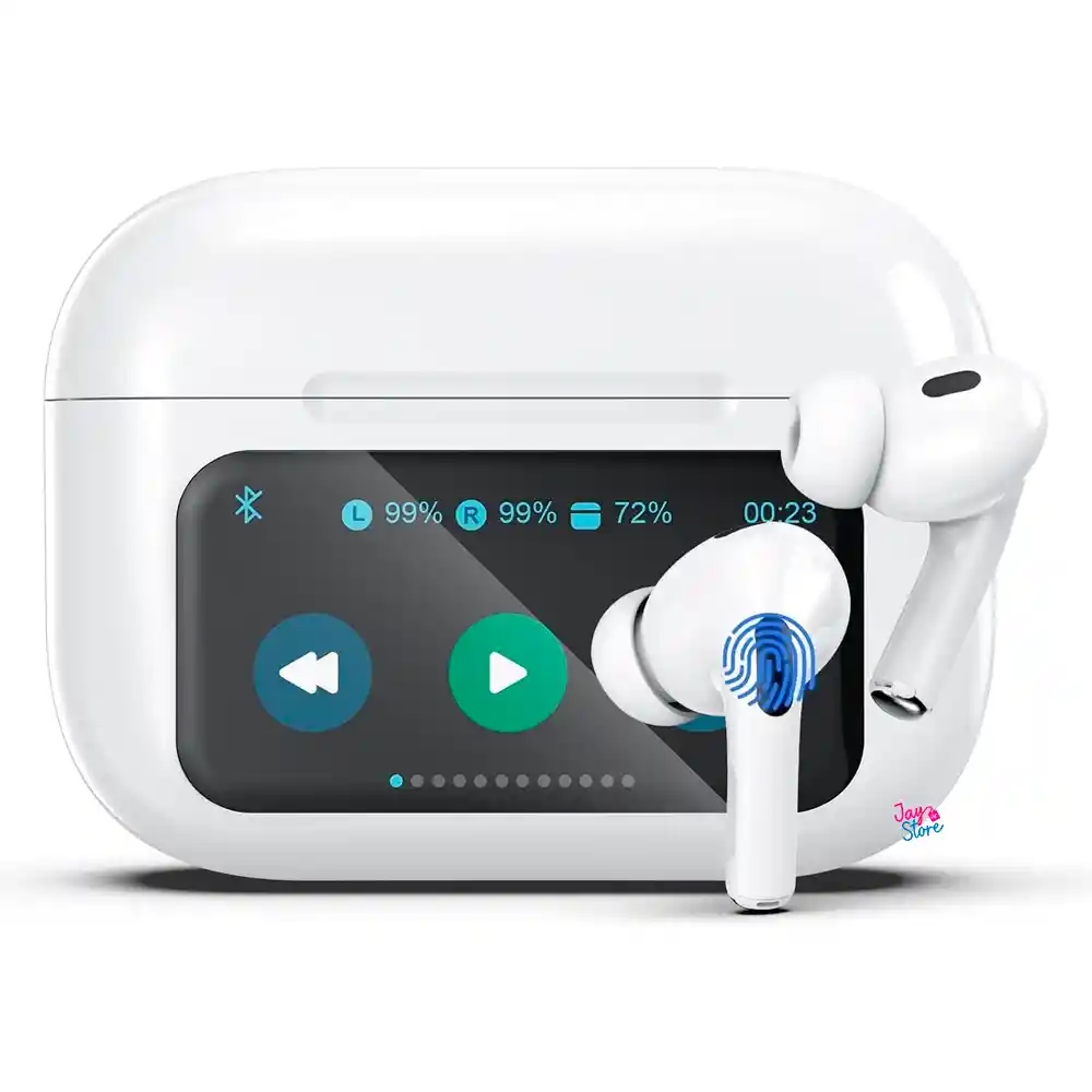 Audífonos Pro 2da Bluetooth Inalámbricos Pantalla Táctil Anc