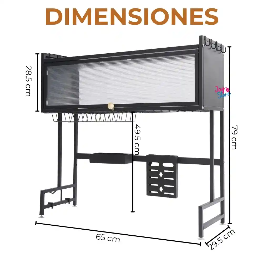 Escurridor Platos Cocina Gabinete Organizador Loza Secaplatos