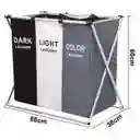 Cesto Triple De Ropa Sucia Plegable Hogar