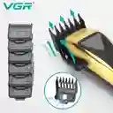 Maquina Cortadora De Cabello Profesional Vgr V-015 Motor Vector 9000rpm Dorado