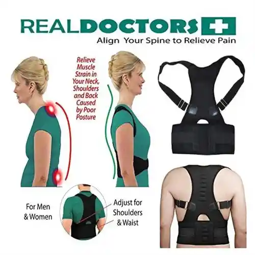 Corrector De Postura Espalda Hombres Y Mujeres Unisex