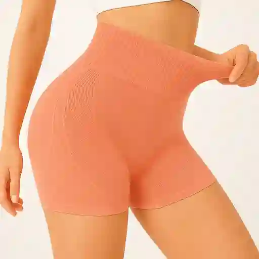Short Gym Acanalado Talla S
