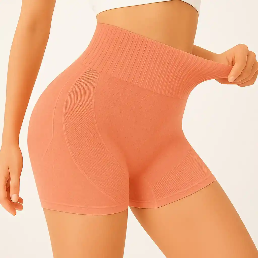 Short Gym Acanalado Talla S