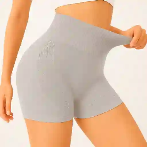 Short Gym Acanalado Talla M