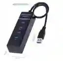 Hub Multipuertos Usb 3.0 4 Puertos De Alta Velocidad