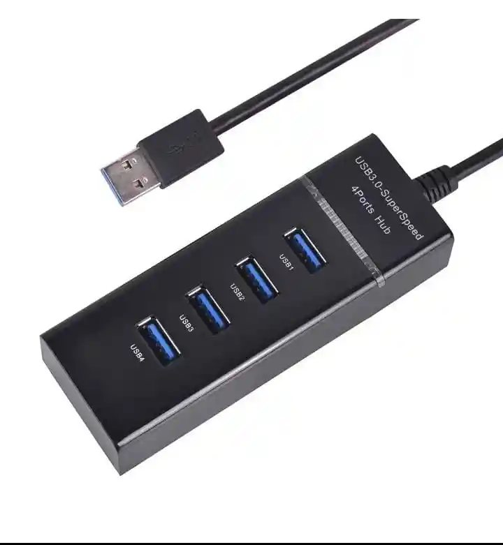 Hub Multipuertos Usb 3.0 4 Puertos De Alta Velocidad