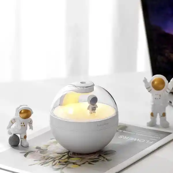 Humidificador De Astronauta Pequeño | Blanco
