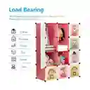Armario Closet De Niños Multifuncional Grande Infantil Rosado