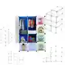 Armario Closet De Niños Multifuncional Grande Infantil Rosado