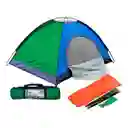 Carpa Camping Extra Grande 5 Personas Impermeable