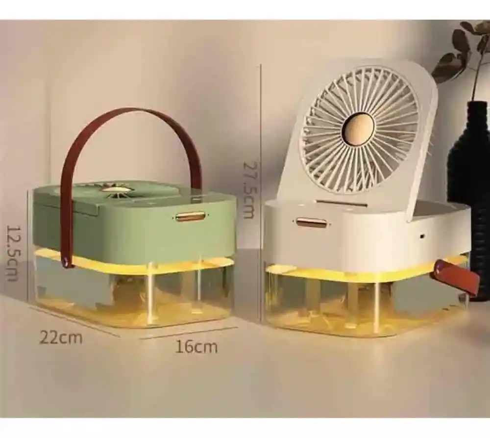 Ventilador & Humidificador 2 En 1 | Blanco