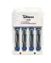 Cargador De Baterias Mixto (aa Y Aaa) Premium + 4 Pilas Recargable Aaa Maxuss De 1100mah C/u