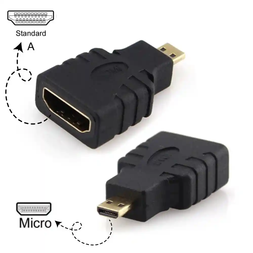 Adaptador Convertidor Hdmi A Micro Hdmi