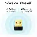 Mini Adaptador Wi-fi Doble Banda 2.4 + 5g / 600mbps Tp-link