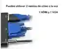 Adaptador Hdmi A Hdmi-vga + Audio Genérico Etr-1582g