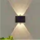 Lampara Aplique De Pared Moderno Con Panel Solar Decorativo