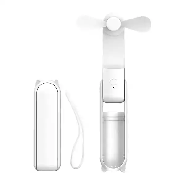 Mini Ventilador Portatil - Powerbank | Blanco