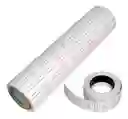 Rollos De Cinta Etiquetadora De Precios Paquete 10 Unidades Color Blanco