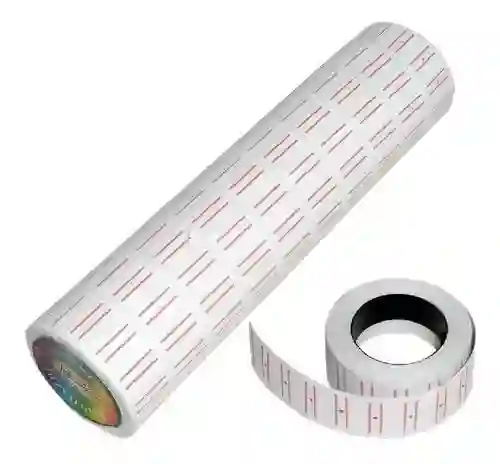 Rollos De Cinta Etiquetadora De Precios Paquete 10 Unidades Color Blanco