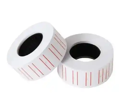 Rollos De Cinta Etiquetadora De Precios Paquete 10 Unidades Color Blanco