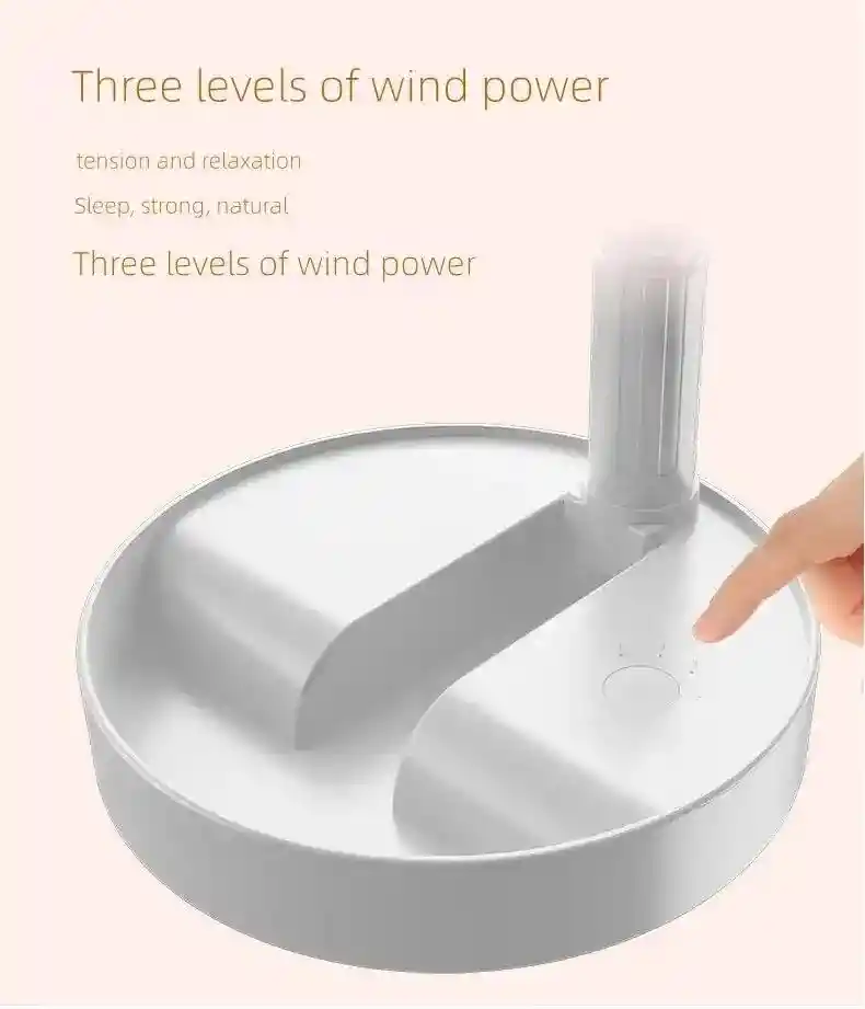 Ventilador Plegable De 4 Velocidades Y Altura Ajustable | Frescura Potente Donde Quieras