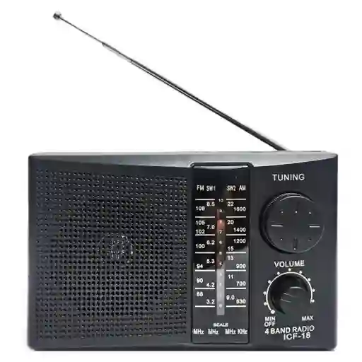 Radio Am Fm Sw1 Sw2 De Pilas Y Corriente 4 Bandas