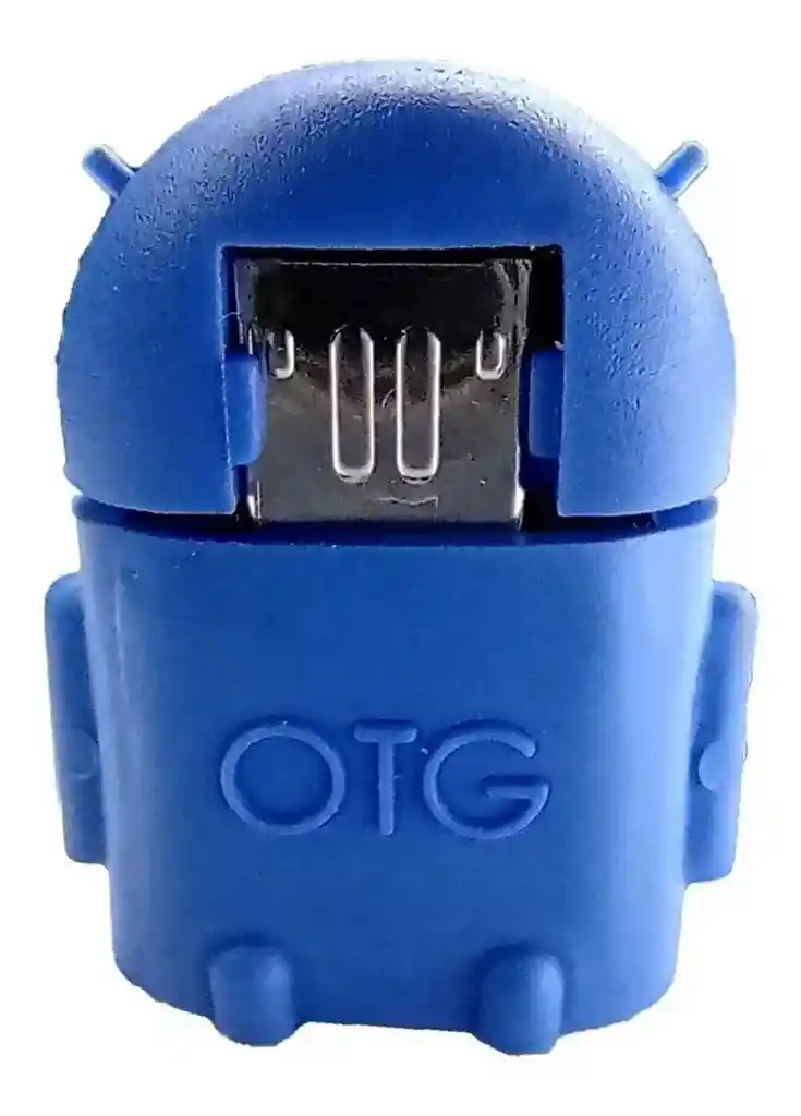 Adaptador Otg Micro Usb M4 Usb Para Celular | Azul