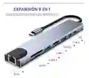 Hub Adaptador Usb C Multipuerto Aluminio 8 En 1 Hdmi