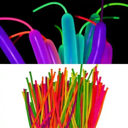 Globo Milfigura, Globo Tubito, Color Neón Surtido X50 Unidades Sempertex