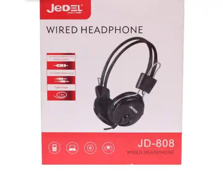 Diadema Audifono Con Microfono X2 Plug Control Volumen Jedel