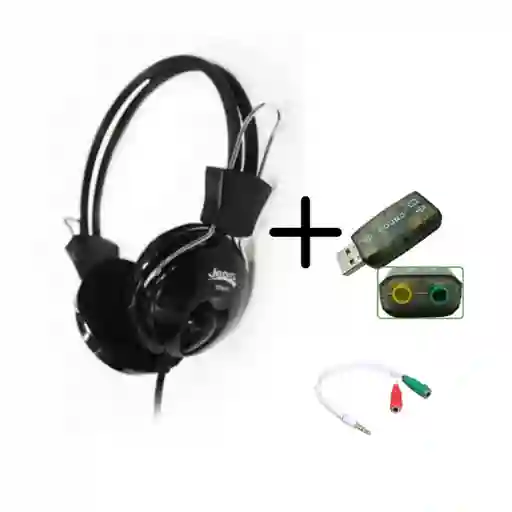 Diadema Audifono Con Microfono X2 Plug Control Volumen Jedel