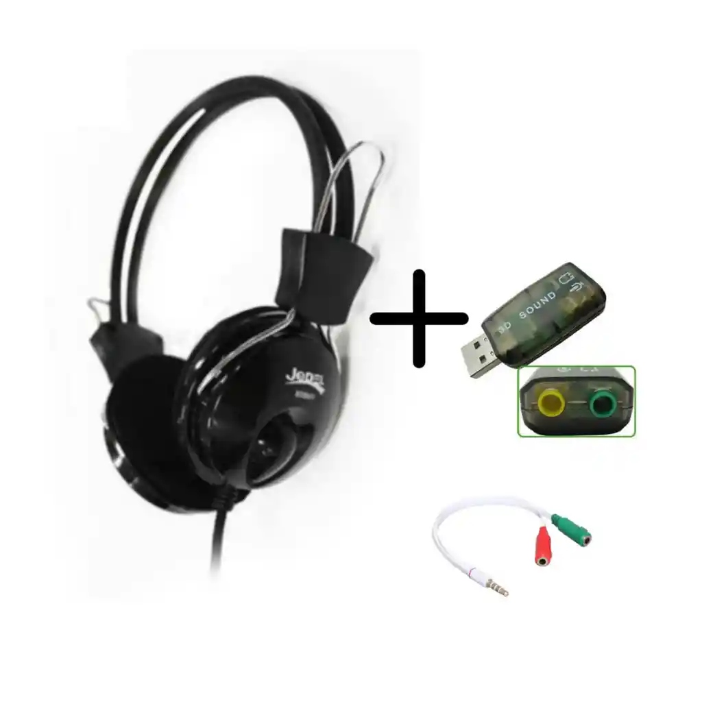 Diadema Audifono Con Microfono X2 Plug Control Volumen Jedel