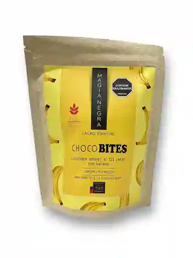 Choco Bites 72% Banano - Magia Negra 80g