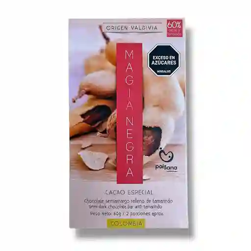 Barra Chocolate 60% Tamarindo - Magia Negra 60g