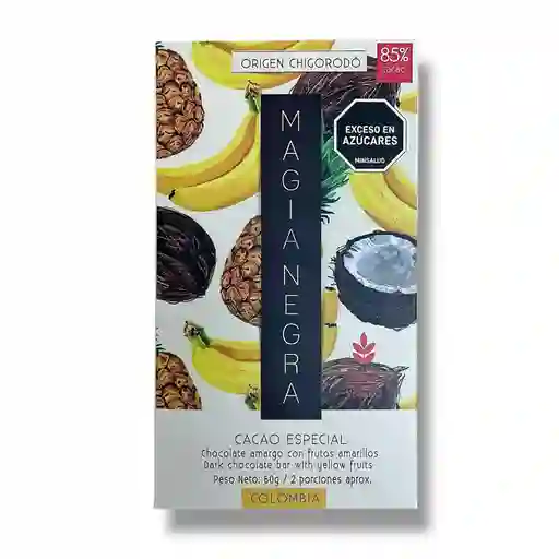 Barra Chocolate 85% Frutos Amarillos - Magia Negra 60g
