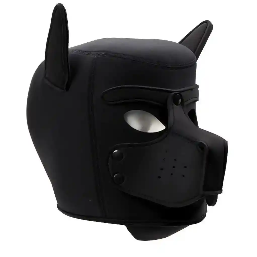 Máscara De Perro Play Dog Bondage Mask Puppy Hood Role Play Máscara Para Adultos Juego Para adultos bdsm