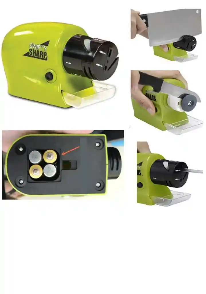 Afilador De Cuchillos Swifty Sharp Eléctrico Inalámbrico