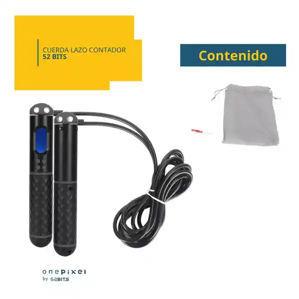 Lazo Cuerda Saltar Profesional 52 Bits Velocidad Con Contador Electrónico Inteligente