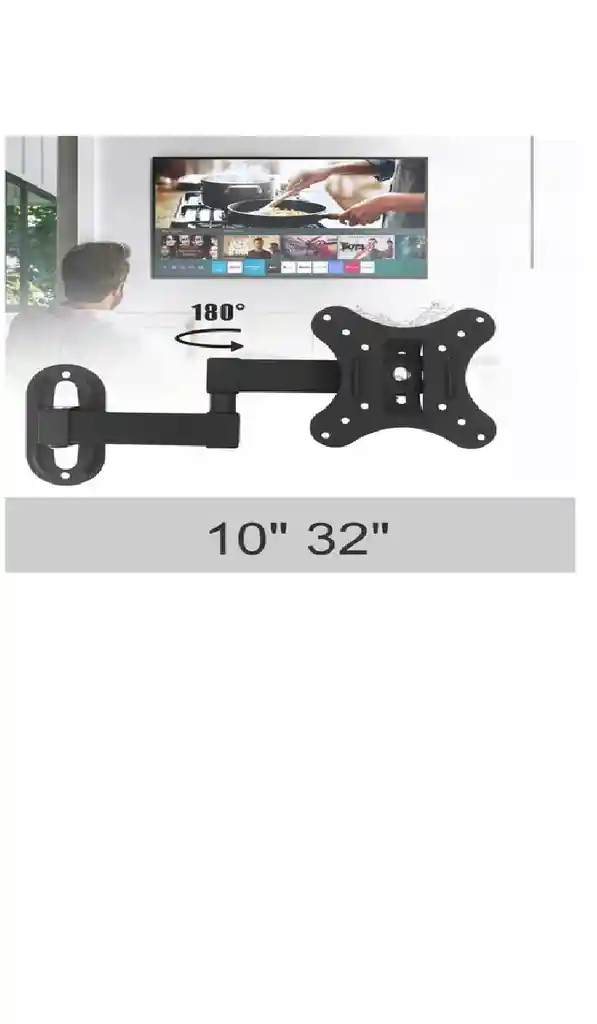 Soporte Movible Para Monitor Y Tv De 10 A 32 Pulgadas An210