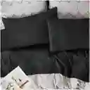 Sabanas King Hotel Suave 1800 2 Fundas Almohada Color Gris Oscuro