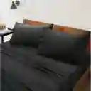 Sabanas King Hotel Suave 1800 2 Fundas Almohada Color Gris Oscuro