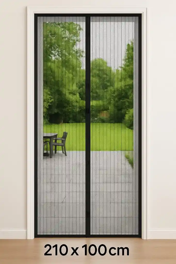 Cortina Mosquitera Magnética Para Puertas – Contra Insectos Y Moscas
