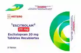 Escitalopram 20 Mg (escitrolam) Caja X 30