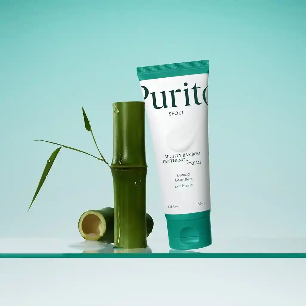 Crema Hidratante De Bambú Y Pantenol Purito Seoul Mighty Bamboo Panthenol Cream 100ml