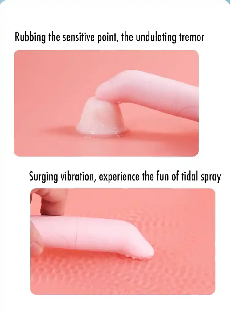 Bala Vibradora Delfín Rosado 1 Velocidad