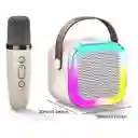 Parlante Karaoke Niños Bluetooth Microfono Cuadrado