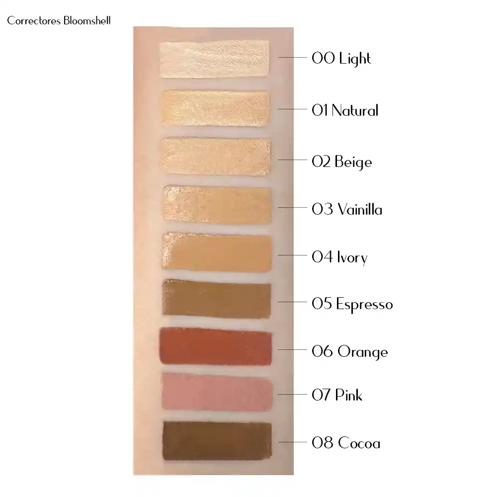 Corrector De Ojeras My Concealer Bloomshell Tono 07 Rose 20 Ml