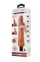 Vibrador Masturbador Realista 25cm Con Piel Deslizante Alfredo Dildo Consolador Pretty love