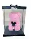 Caja X 8 Fresas Con Chocolate Mas Oso De Rosas Eternnas Color Rosado